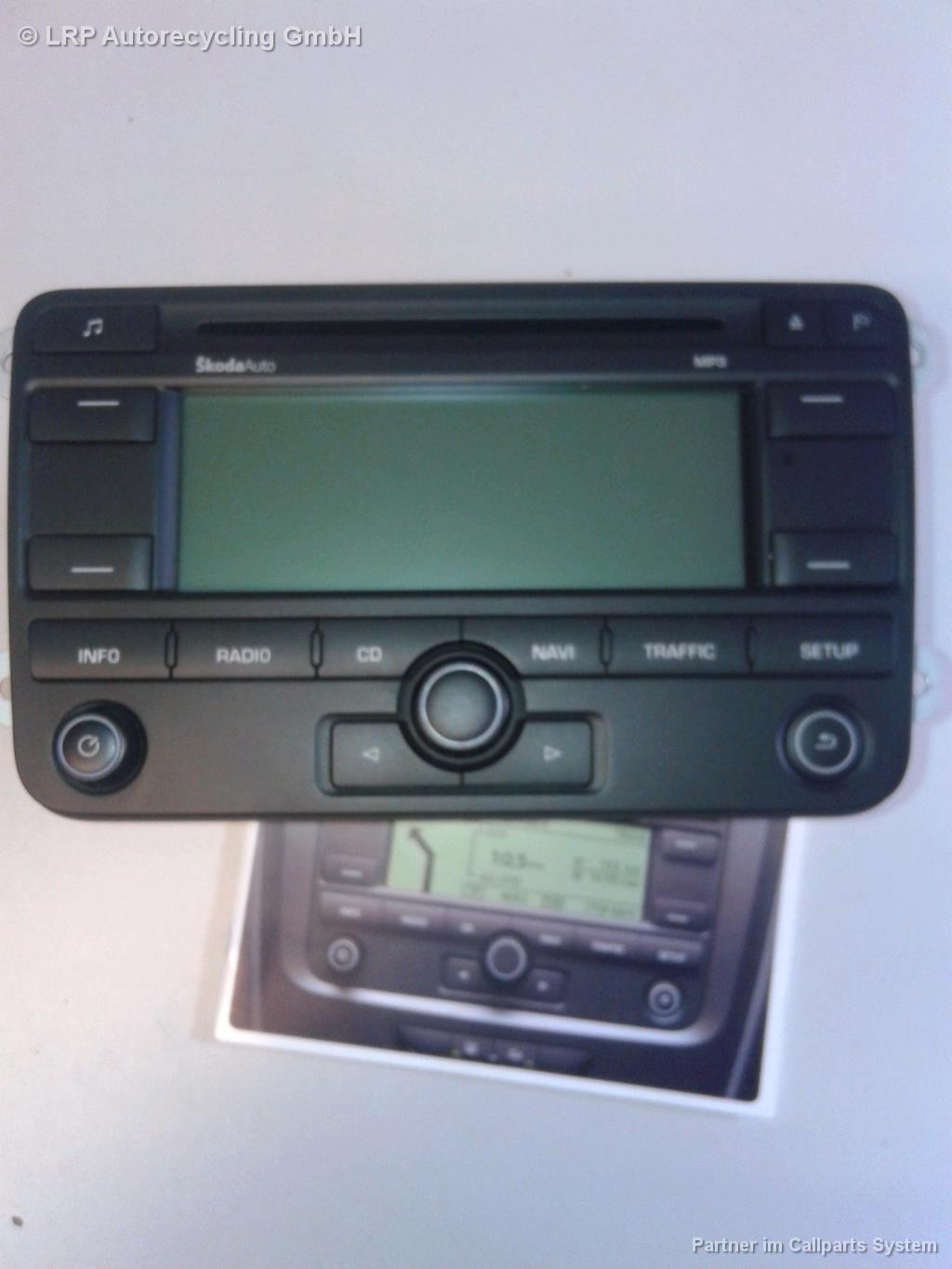 Skoda Octavia 2 1Z Bj.2006 original Radio