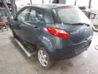 Mazda 2 DE Bj. 2009 Tür hinten Links Limousine 5-Türig Grau Lackiert