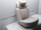 VW Phaeton GP3 Sitz hinten rechts mit Massagefunktion Leder beige Bj.2010