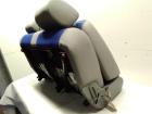 VW Caddy 2K Rücksitz links mitte 2er-Sitzbank Stoff hellgrau+blau Bj.2004