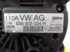 VW Golf 5 1K orig. Lichtmaschine Generator 110A 036903024H Valeo 1.4 59kw BJ2008