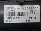 VW Touran original Tacho Kombiinstrument 1T0920872F BJ2006