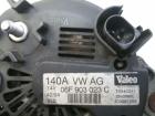 VW Golf 5 1K Bj.2004 original Lichtmaschine Generator 140A 1.9TDI 66kw 06F903023C