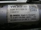 VW UP 02M911024Q Anlasser Starter original 1.0 55kw CHYB BJ2012