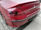 Peugeot 407 Stoßstange Stoßfänger hinten Limousine PDC Tiefrot BJ06-08