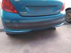 Peugeot 207 original Stoßstange Stossfänger hinten KMU Blaumetallic Bj.2008