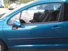 Peugeot 207 original Tür vorn links KMU Blaumetallic 3-Türer Rohbau Bj.2008