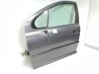 Peugeot 207 SW Kombi original Tür vorn links Fahrertür KTP-Grau Shark BJ08