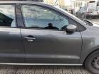 VW Polo 6R original Tür vorn rechts LD7R Peppergreymetallic 5-Türer Rohbau Bj.2010