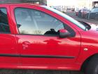 Peugeot 206+ original Tür vorn rechts KKN Rot Aden 5-Türer Rohbau Bj.2009