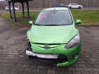 Mazda 2 DE original Tür vorn links Grünmetallic 5-Türer Rohbau Bj.2009