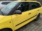 Skoda Fabia 2 original Tür vorn links LF1F Gelb Rohbau Bj.2009