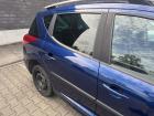 Peugeot 207SW original Tür hinten rechts komplett Montebello blau Kombi Rohbau Bj.2009