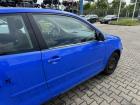 VW Polo 9N3 original Tür vorn rechts LA5F Summer Blue 3-Türer Rohbau Bj.2008