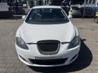 Seat Leon 1P original Stoßstange Stossfänger hinten LB9A Candyweiss Bj.2010