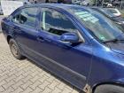Skoda Octavia 2 1Z original Tür vorn rechts LF5Q Stormblau Metallic Rohbau Bj.2008