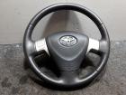 Toyota Auris E150 BJ 2009 Leder Lenkrad Multifunktion 3-Speichen 8105307 607095202