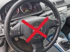 Mazda 2 DY Lederlenkrad Lenkrad Leder Airbaglenkrad gelocht mit Radiobedienung