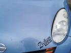 Nissan Micra K12 Motorhaube Haube Klappe Bonnet vorn T12 Cornflower Blue Text