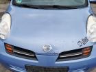 Nissan Micra K12 Motorhaube Haube Klappe Bonnet vorn T12 Cornflower Blue Text