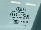 Audi A6 4F Bj.05 Türrahmen vorn links Scheibe Fensterheber