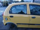 Chevrolet Matiz II 2 orig Tür hinten links electric yellow Bj 2008