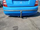 Skoda Fabia 6Y orig Stoßstange hinten LF5M Laser Blau Bj 2004