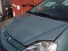 Honda Civic VII 5-Türig orig Motorhaube Deckel vorn G502M Aquagreen met Bj 2001