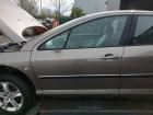 Peugeot 407 Limousine orig Rohtür vorn links Fahrer KDA Erlengrau met Bj 2006