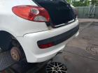 Peugeot 206+ orig Stoßstange Stossfänger hinten EWP Schneeweiß Bj 2010