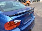 BMW 3er E90 orig Heckklappe mit Spoiler Limousine A51 Montegoblau Bj 2007