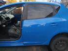 Seat Ibiza 6J orig Tür hinten links Fond Fahrerseite (Roh) LW5B Galiablau Bj2008