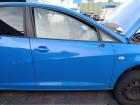 Seat Ibiza 6J orig Tür vorn rechts Beifahrer 5-Türig (Roh) LW5B Galiablau Bj 2008