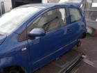 VW Fox original Tür links Fahrer L5M Indienblau Bj 2005