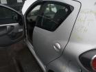 Toyota Aygo original Tür hinten links Fond Fahrerseite 1E7 Merlansilber Bj 2009