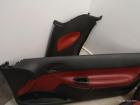 Peugeot 206 cc cabrio orig Sitzausstattung Leder Schwarz Rot Lenkrad Fach Bj2005