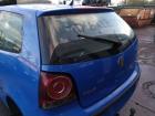 VW Polo 9N3 original Heckklappe mit Scheibe A5F Summer blue Bj 2006