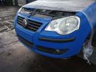 VW Polo 9N3 original Stoßstange Stossfänger vorn/Front Nebelscheinwerfer A5F Summer blue Bj 06