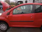 Citroen C1 original Tür links Fahrer 3türer KJH Scarletrot Bj 2008