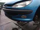 Peugeot 206 original Stoßstange Fänger vorn/Front KNY Tivoliblau Nebelscheinwerfer Bj 2002