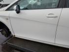 Seat Leon 1P orig Tür vorn links Fahrertür 5-Türig LB9A Weiß Bj 2007