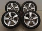 Seat Ibiza 6J orig Alufelgen Satz 7x16 ET43 Sommerreifen 215/45R16 DOT2023