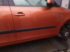 Skoda Fabia 5J orig Tür vorn rechts Beifahrertür LF3H Orange Bj 2009