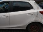 Mazda 2 DE orig Tür hinten links 5-Türig 41K weiß Bj 2013