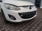 Mazda 2 DE orig Stoßstange vorn Stoßfänger 41K weiß Facelift ab 2010