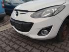 Mazda 2 DE orig Stoßstange vorn Stoßfänger 41K weiß Facelift ab 2010