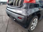 Peugeot 107 Facelift Stoßstange Fänger hinten Heck EXZ Schwarz met Bj 2009
