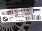 Lichtmaschine, BMW F15 X5 30d Automatik Allrad 190KW, N57T, 215A, 12318570675, 12318570676