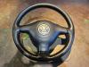 VW Golf 4 1J Bj.2003 Lederlenkrad Perforiert 3 Speichen starke Abnutzung