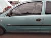 Opel Corsa C Tür vorn links Fahrertür 3-türig grünmetallic Z397 mintsilber Bj04